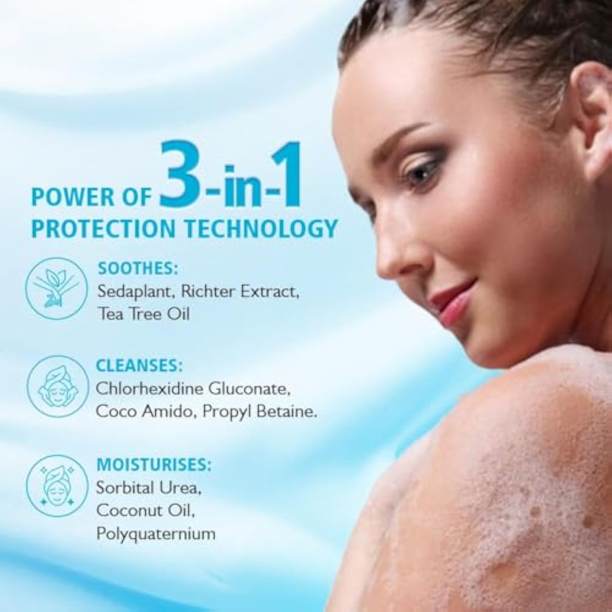 Skinetics Foam Body Wash, Nourishing Cleanser